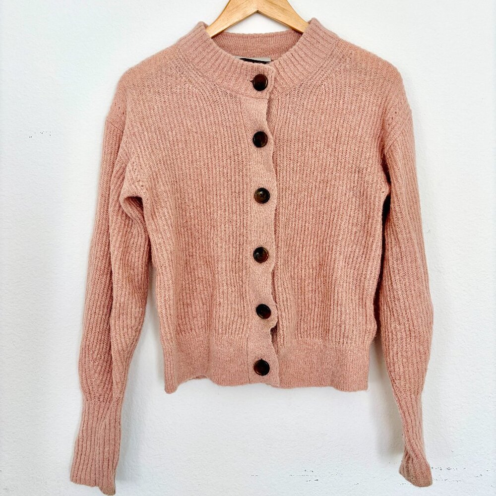 Everlane Cropped Alpaca Cardigan